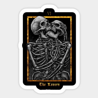 The Lovers tarot VI Sticker